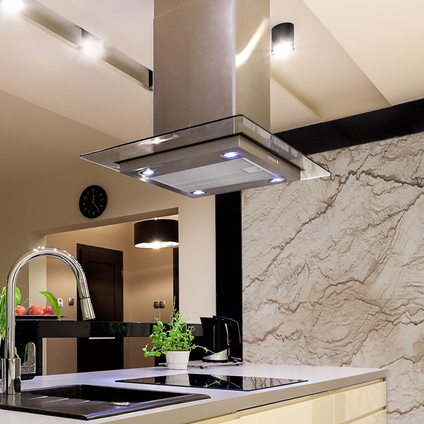 Stainless steel deals extractor hood